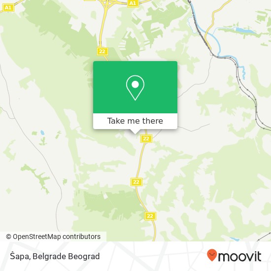 Šapa map