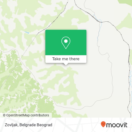 Zovljak map