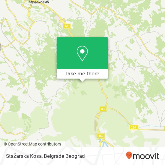 Stažarska Kosa map