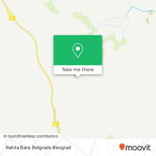 Rakita Bara map