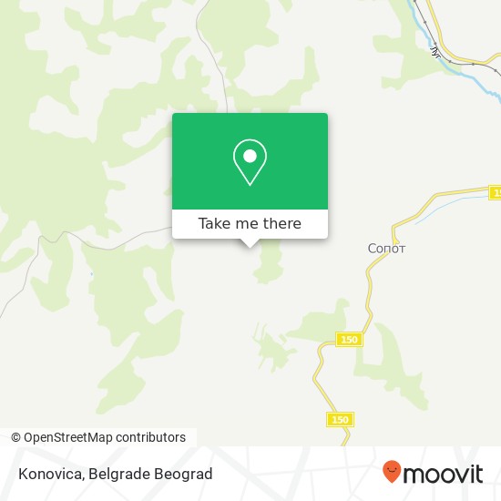 Konovica map