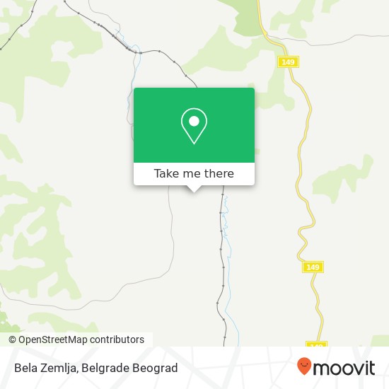 Bela Zemlja map