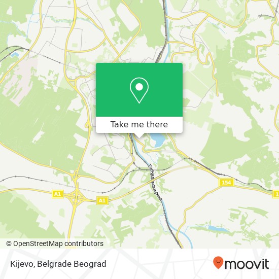 Kijevo map