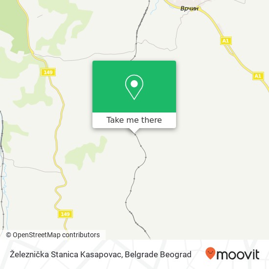 Železnička Stanica Kasapovac map