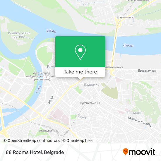 88 Rooms Hotel map