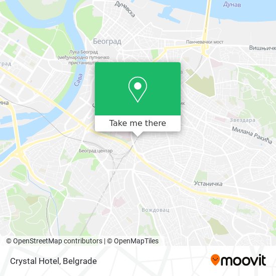 Crystal Hotel map