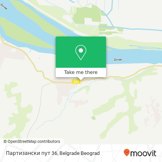 Партизански пут 36 map