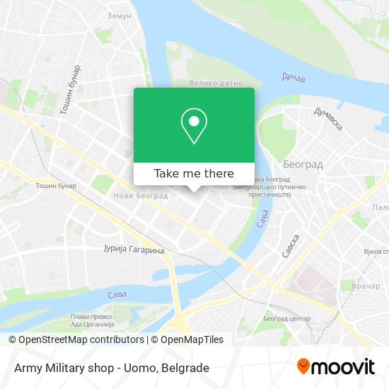 Army Military shop - Uomo map