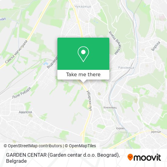 GARDEN CENTAR (Garden centar d.o.o. Beograd) map