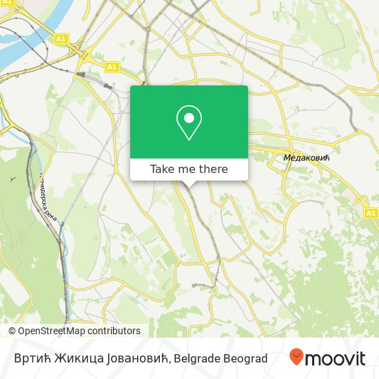 Вртић Жикица Јовановић map