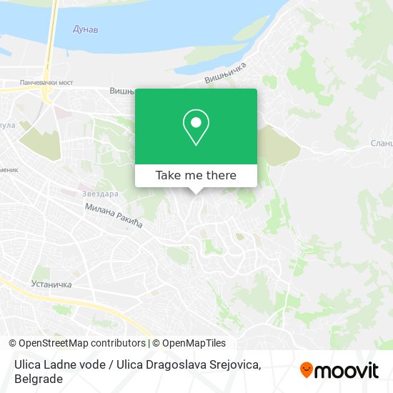 Ulica Ladne vode / Ulica Dragoslava Srejovica map