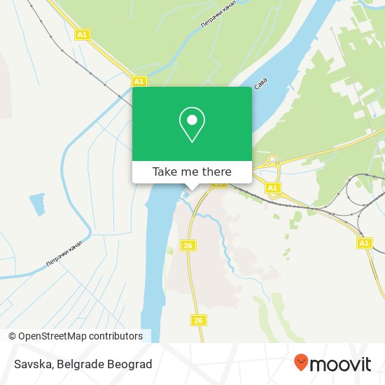 Savska map