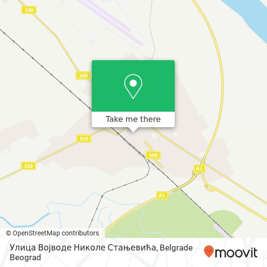 Улица Војводе Николе Стањевића map