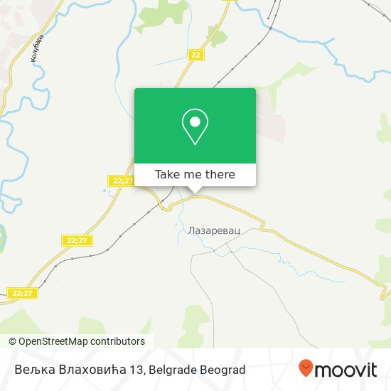 Вељка Влаховића 13 map