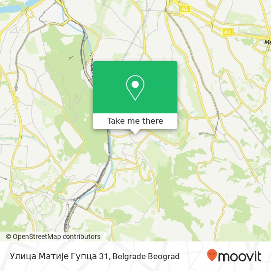 Улица Матије Гупца 31 map