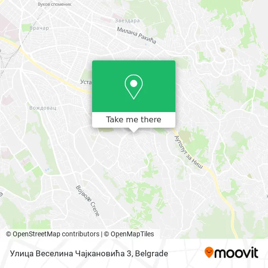 Улица Веселина Чајкановића 3 map