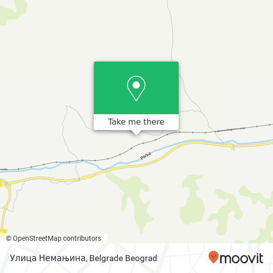 Улица Немањина map