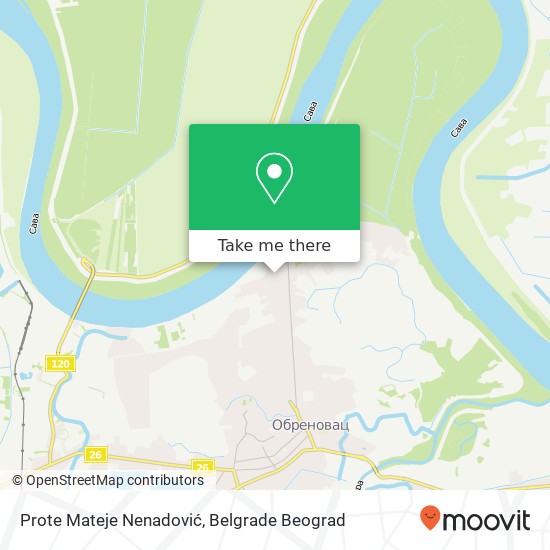 Prote Mateje Nenadović map