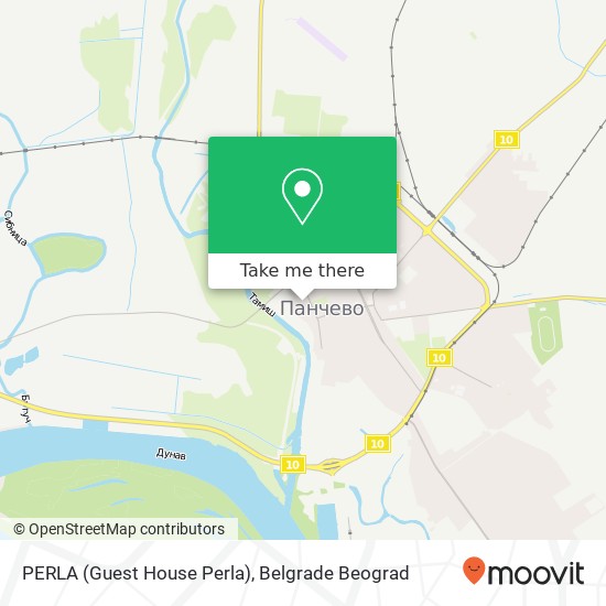 PERLA (Guest House Perla) map