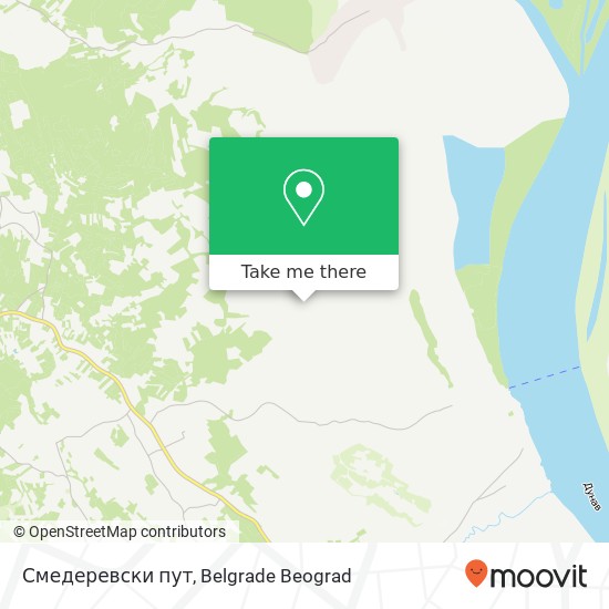 Смедеревски пут map