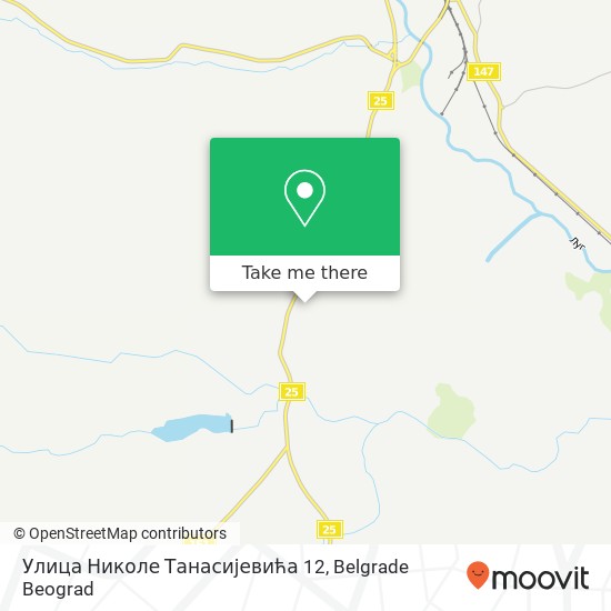 Улица Николе Танасијевића 12 map