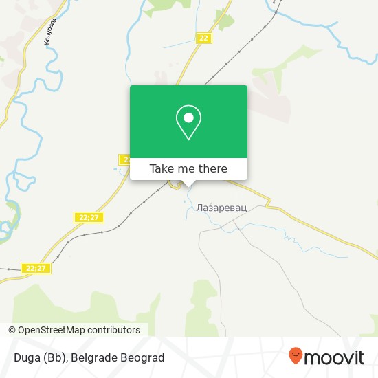 Duga (Bb) map