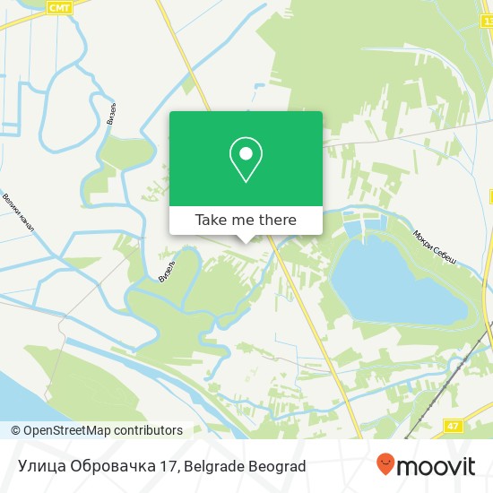 Улица Обровачка 17 map