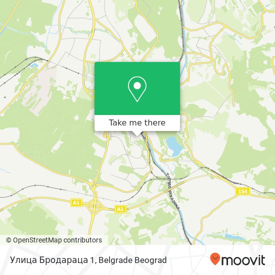 Улица Бродараца 1 map