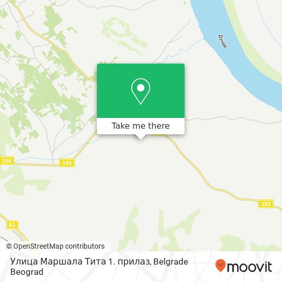 Улица Маршала Тита 1. прилаз map