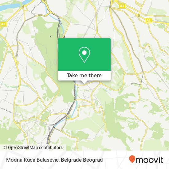 Modna Kuca Balasevic map