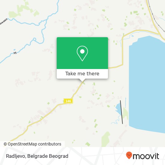 Radljevo map