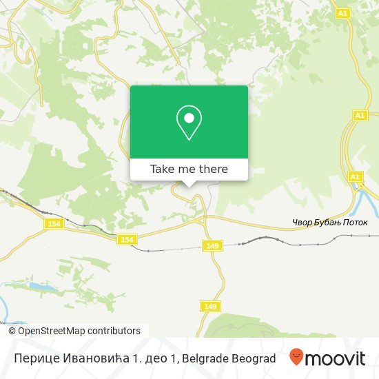 Перице Ивановића 1. део 1 map