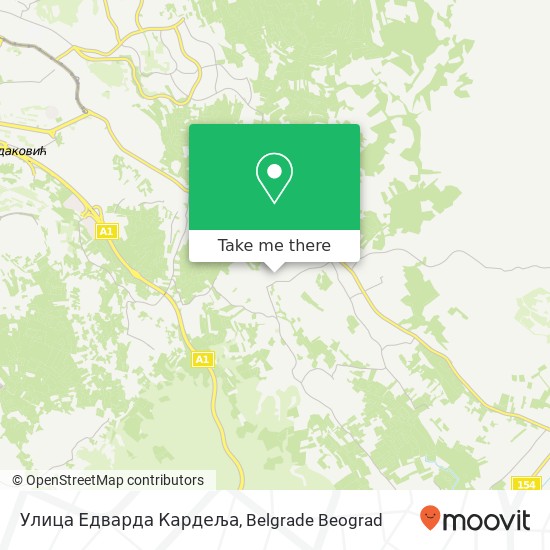 Улица Едварда Кардеља map