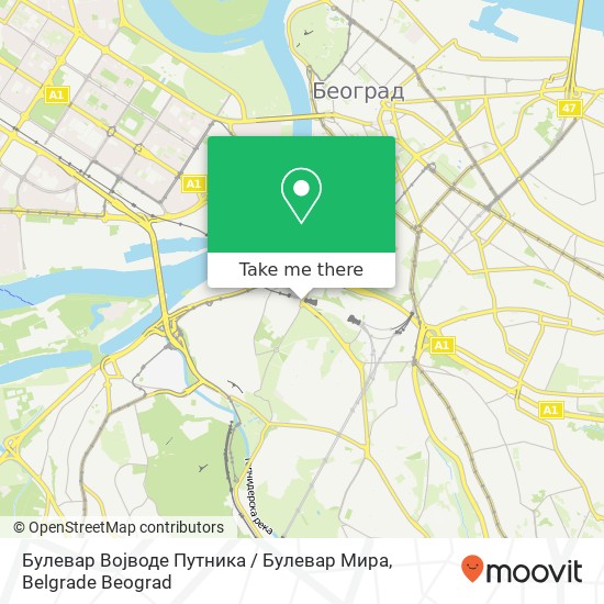 Булевар Војводе Путника / Булевар Мира map