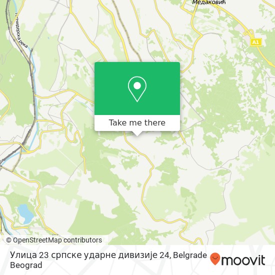 Улица 23 српске ударне дивизије 24 map