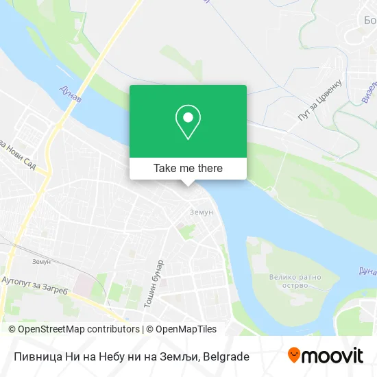 Пивница Ни на Небу ни на Земљи map