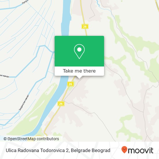 Ulica Radovana Todorovica 2 map