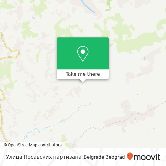 Улица Посавских партизана map