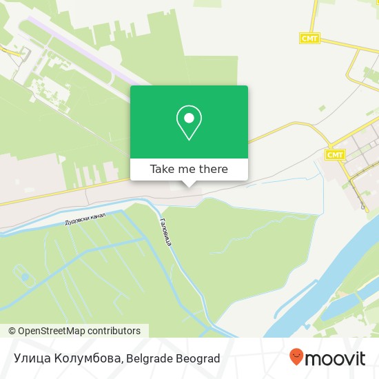 Улица Колумбова map