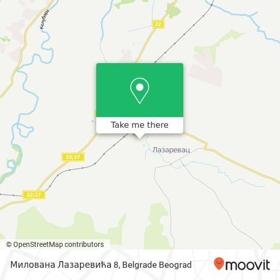 Милована Лазаревића 8 map