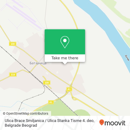 Ulica Brace Smiljanica / Ulica Stanka Tisme 4. deo map