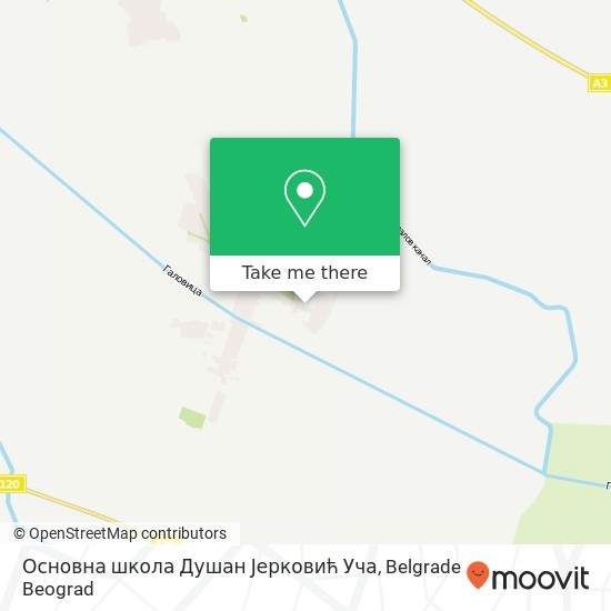 Основна школа Душан Јерковић Уча map