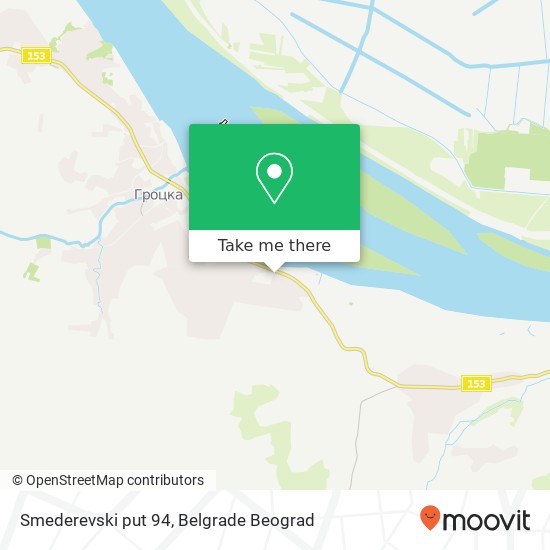 Smederevski put 94 map