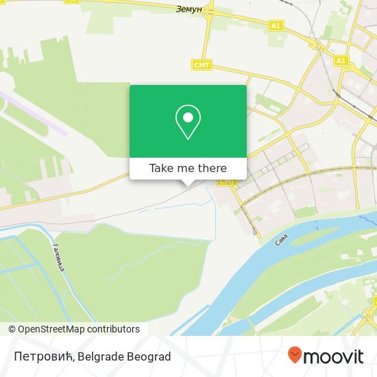 Петровић map