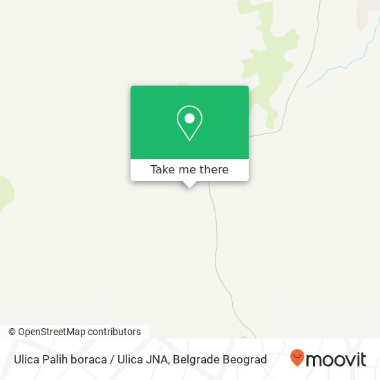 Ulica Palih boraca / Ulica JNA map