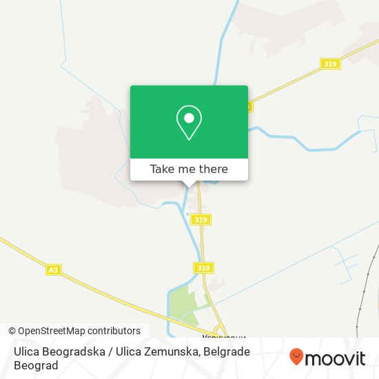 Ulica Beogradska / Ulica Zemunska map