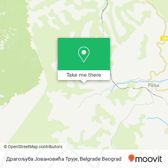 Драгољуба Јовановића Трује map
