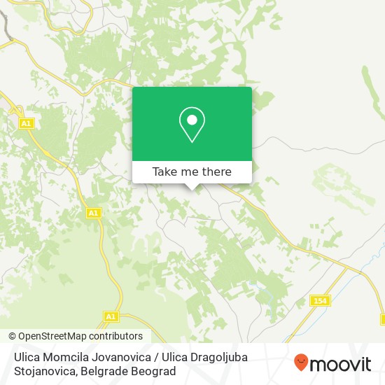 Ulica Momcila Jovanovica / Ulica Dragoljuba Stojanovica map