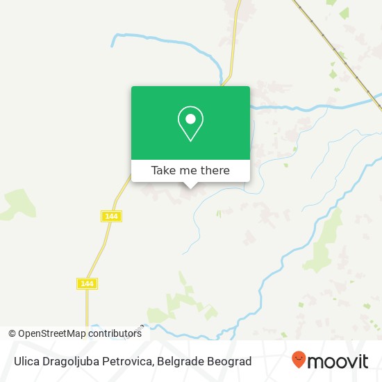 Ulica Dragoljuba Petrovica map