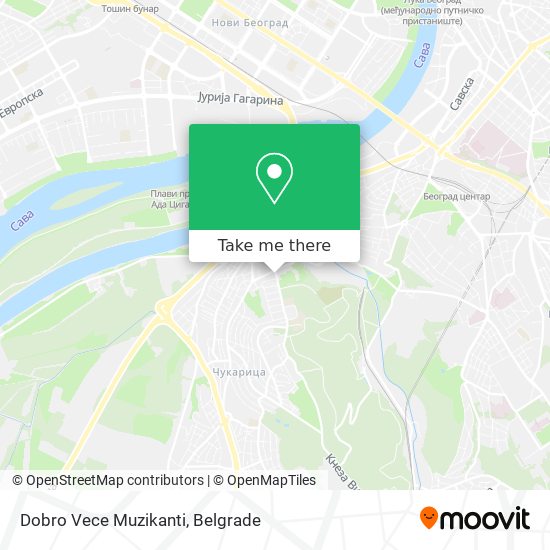 Dobro Vece Muzikanti map